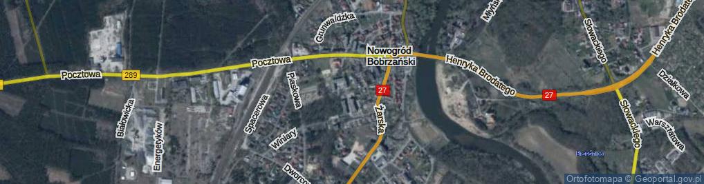 Zdjęcie satelitarne Parkowa ul.